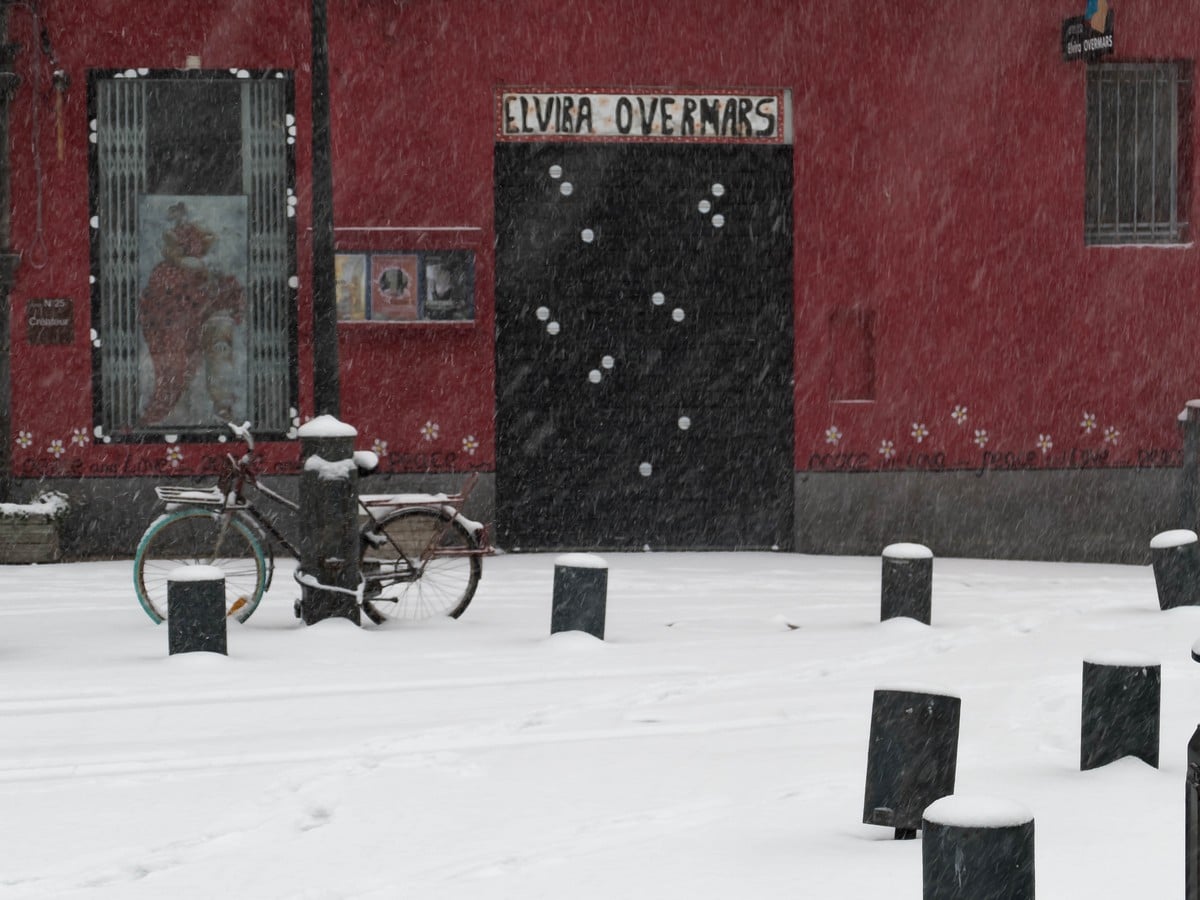 Agde sous la neige