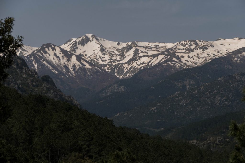 les montagnes au dessus de Ghisoni