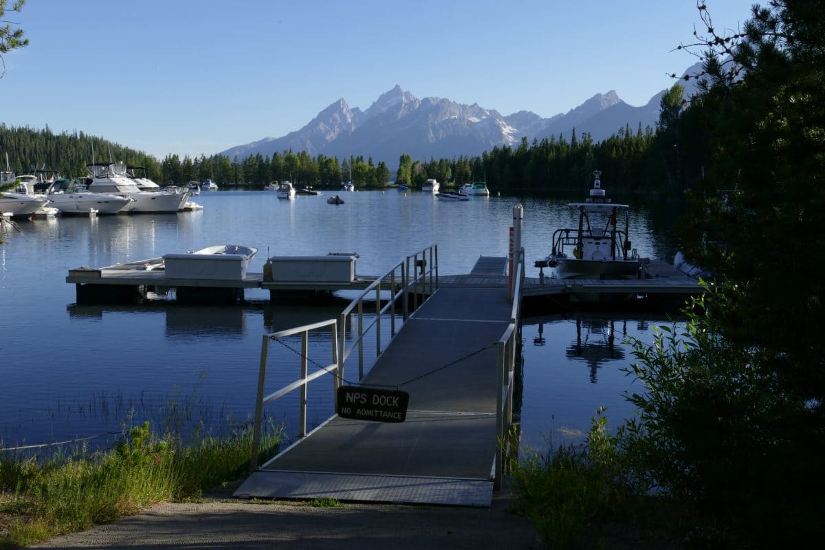 Marina de colter bay, Grand téton